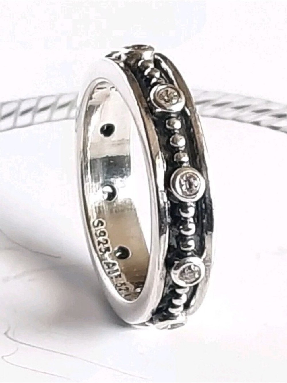 Genuine Retired PANDORA Her Majesty CZ Ring; 190882CZ